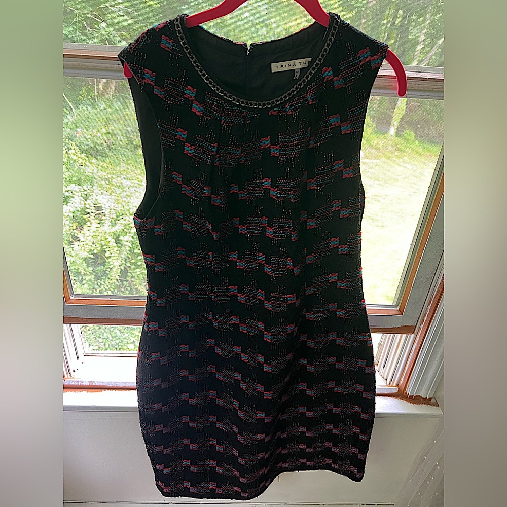 Trina Turk Tweed Shift-dress size 12 Excellent condition